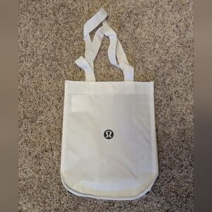 Lululemon White Small Reusable Shopping Tote